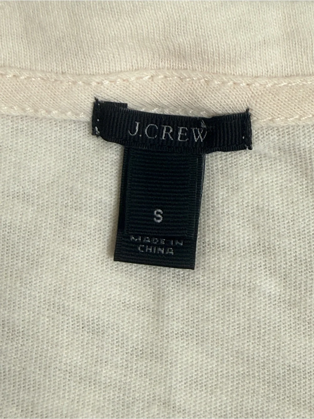 J. Crew Embroidered Floral Lace Front Baseball Tee Size S EUC